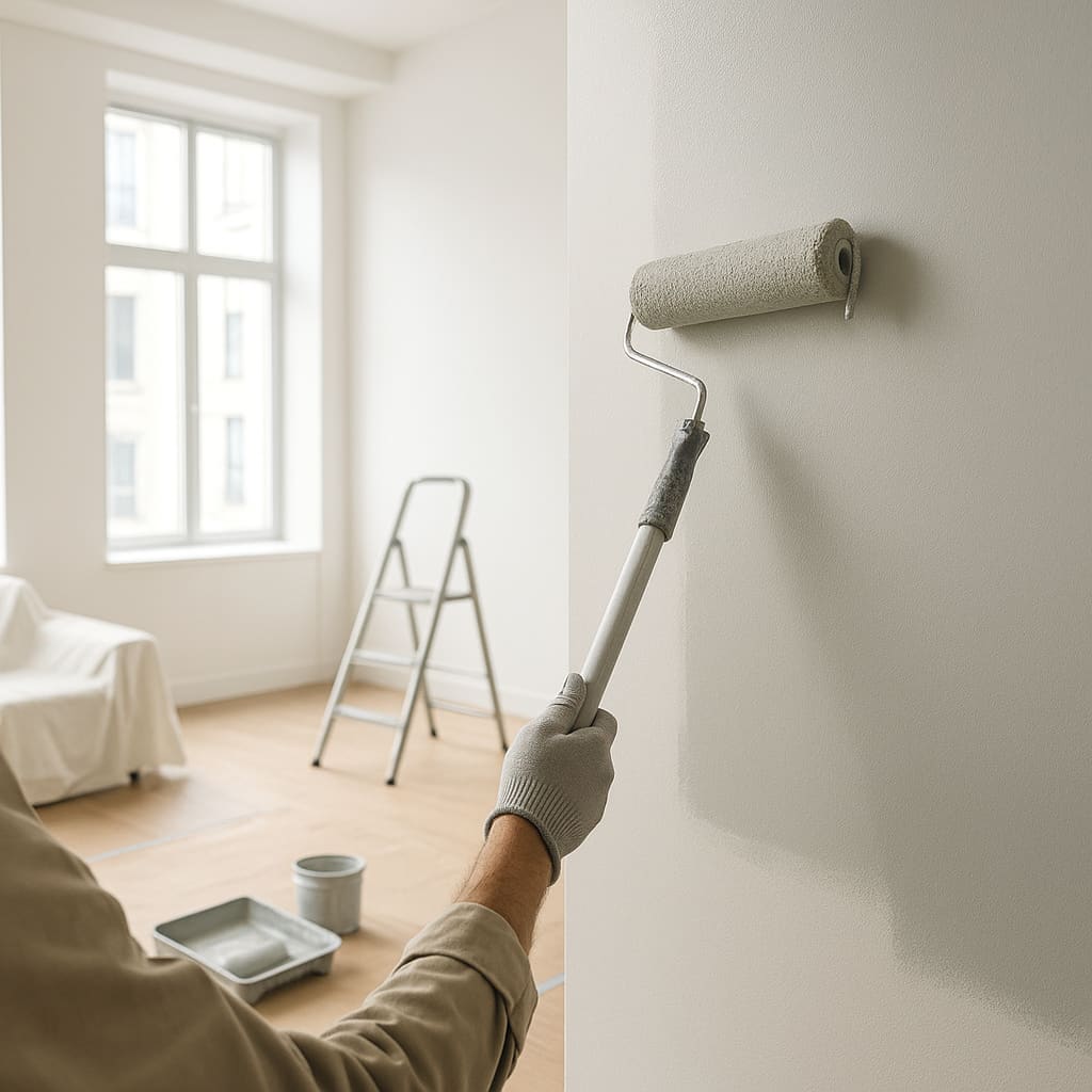 Profesionální malování moderního interiéru